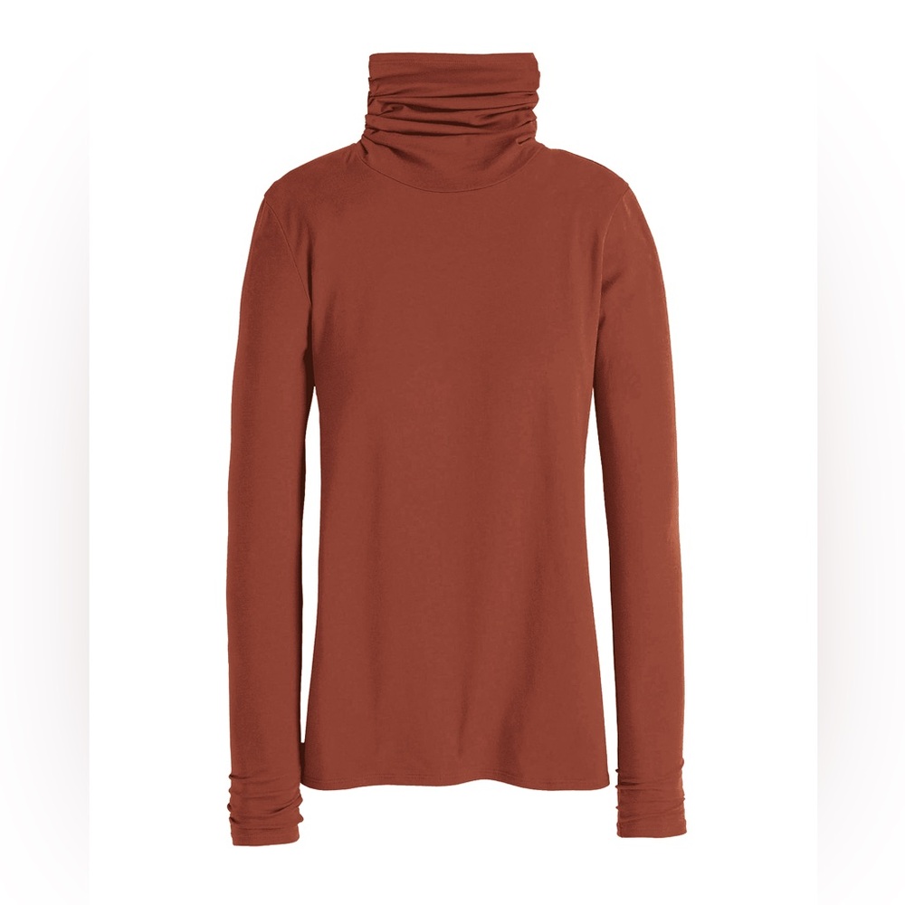SOLD Peruvian Connection Extreme T-Neck Size XL in Brown - Picture 1 of 6